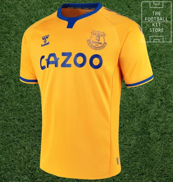 MAGLIETTA EVERTON AWAY Maglia calcio ufficiale Hummel Away Tutte le taglie EUR 39 65 PicClick IT