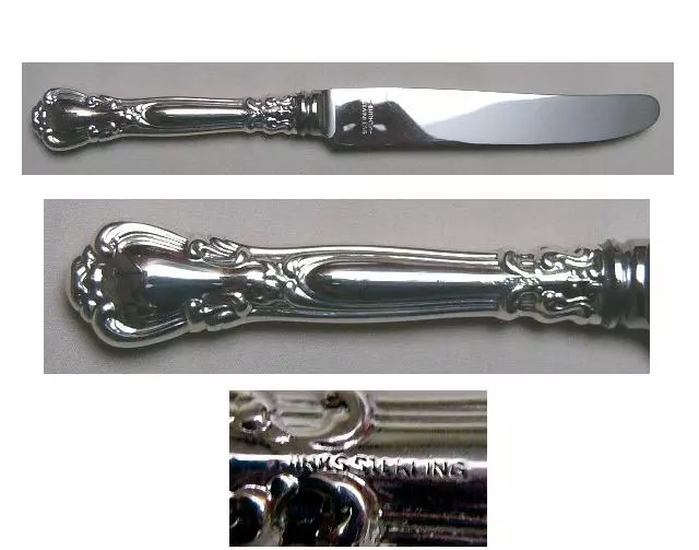 Chantilly Luncheon Knife Hollow Handle French Blade By  Birks Sterling