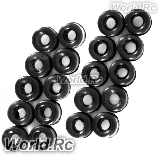 20 Pcs Damper Rubber 80° For Trex 450 V2 SPORT PRO 4mm Feathering Shaft