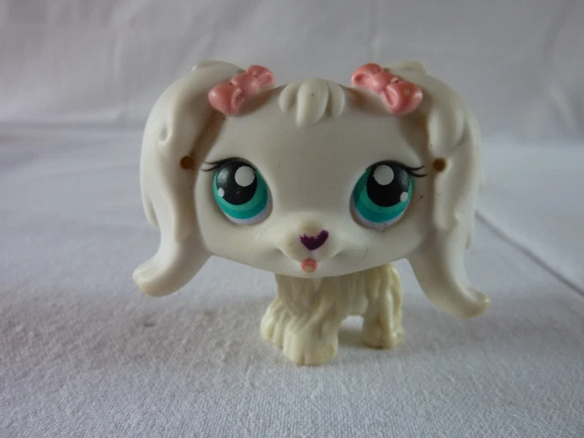 Figurine Littlest Pet Shop Chien Bichon Frisé N°39 - Occasion, Marque Hasbro
