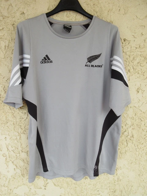 MAILLOT RUGBY AUCKLAND BLUES training ADIDAS shirt bleu L EUR 24,90 - FR