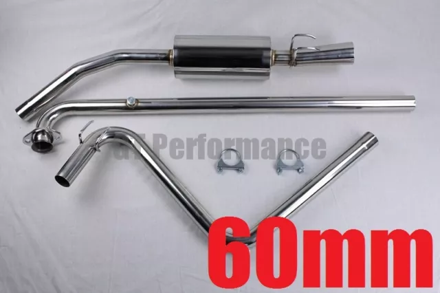 Ligne Echappement Inox Super 5 GT Turbo GTT   60MM   Style Devil Cone coupe Gr.A