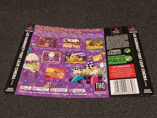 Les razmoket font leur cinéma ps1 playstation 1 très bon état et complet - Jeux vidéo
