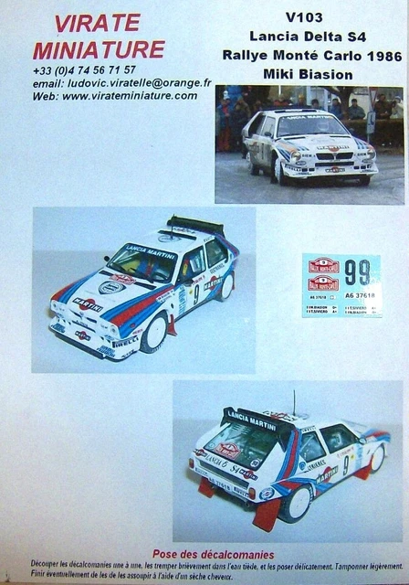 Miniature Citroën DS3 R3 Rallye Monte Carlo 2012 - Wolfgang Ihle - Échelle 1/43 - Neuf