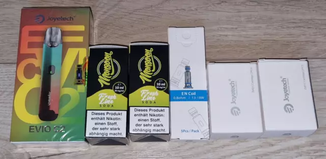 JOYETECH Evio C2 E Zigarette Mehrweg Nachfüllbar inkl. 2 x Monsoon PODS COILS