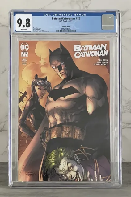 Batman Catwoman #12 CGC 9.8 🔥 Jim Lee & Scott Williams Cvr WP 2022