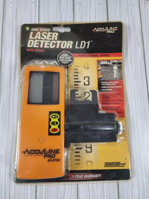 JOHNSON LEVEL & Tool Pulse Laser Detector w/Clamp #40-6780 $139.99