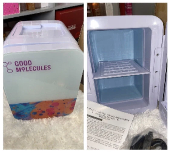 STAY COOL GOOD Molecules Skincare Mini Fridge Thermoelectric Cooler