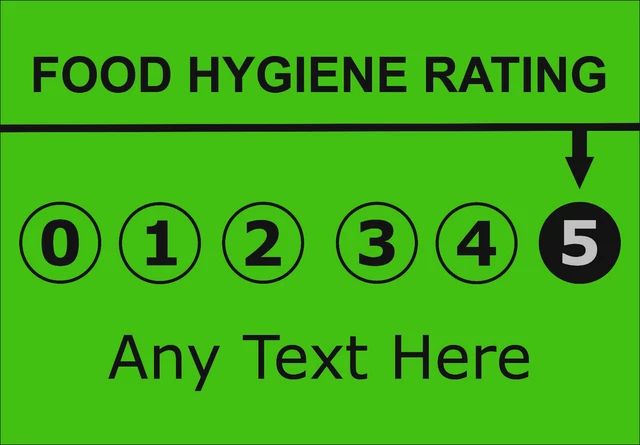PERSONALISED FOOD HYGIENE Metal Signs A4 A5 Printed Plaque Bar Pub Man Cave Shed