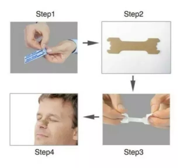 Tiras Nasales Mejor Aliento Garantía Para Ayudar Con Los Ronquidos Tamaño Grande/Mediano Reino Unido 3