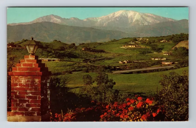 CA-California, Old Baldy Winter, Scenic Exterior, Vintage Postcard