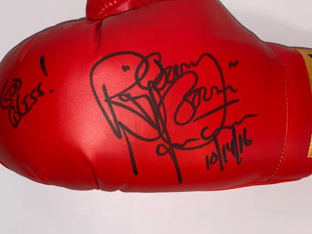 Ray Boom Boom Mancini Autographed Signed Everlast Boxing Glove JSA COA