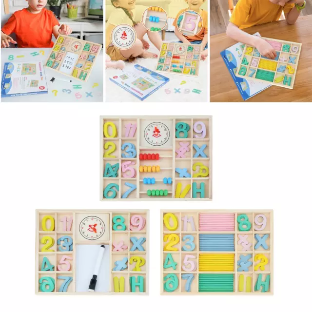 Activité de jeu mathématique Montessori Numéros mathématiques pour les