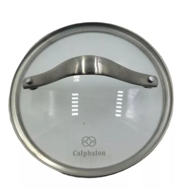 Calphalon Glass Replacement Stainless Steel Pot Pan Lid 6” Inside 7" Outside EUC