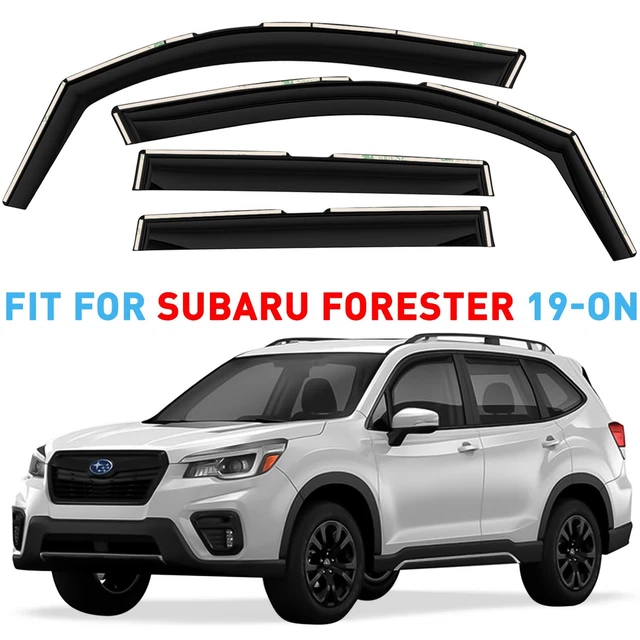 Side Window Deflectors Rain Guards for 2019-2023 Subaru Forester