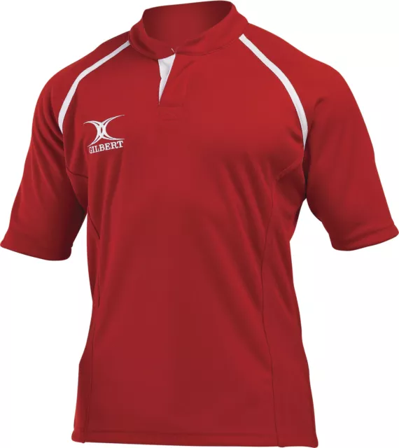 CLEARANCE SALE Gilbert Rugby Training Shirt | Red | Size: XS , 2XS