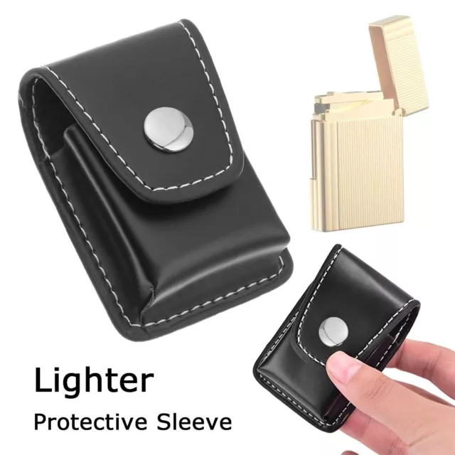Bag Kerosene Lighter Super Match Small Box Anti Loss Cover Lighter Leather Case