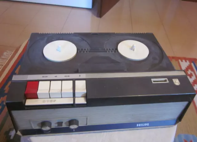 Registratore Magnetofono Philips EL3552 anni '60