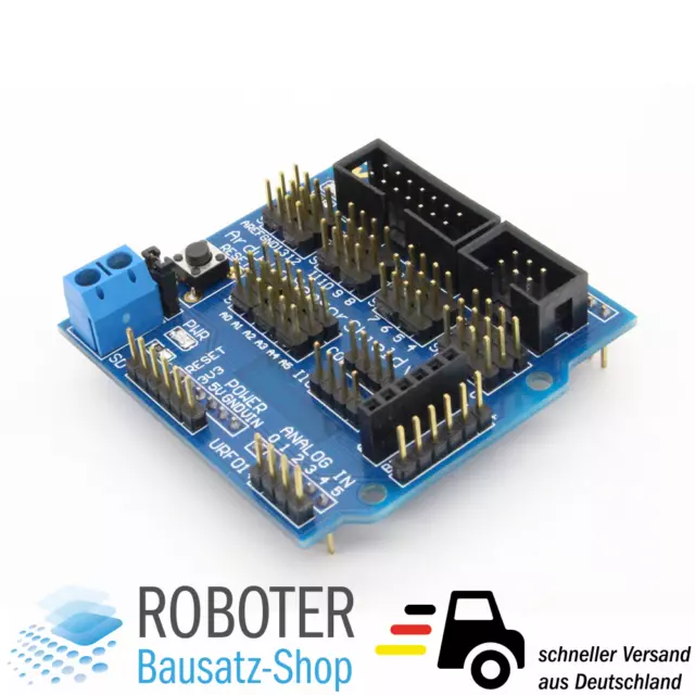 Sensor Shield V5.0 Erweiterungsboard für Arduino Uno R3 Mega I/O Protoyping