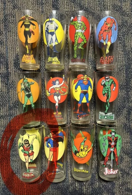 Vintage 1976 DC Comics ROBIN Collectors Pepsi Super Series Drinking Glass 16oz