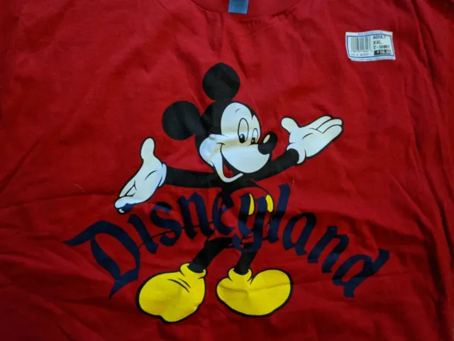 Vintage Disneyland Modèles Mickey Mouse Chemise 80s 90s Walt Disney Monde XXL