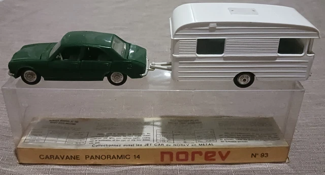 PEUGEOT 504 + CARAVANE PANORAMIC 14 Digue NOREV