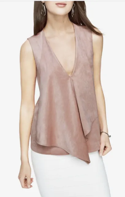 BCBG Abby Suedelike tank XS