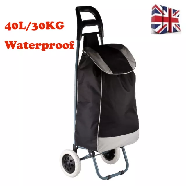 Strong Wheelie Shopping Trolley Extra Large Capacity Folding Durable Wheeled Bag