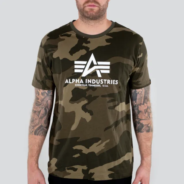 Alpha Industries T-Shirt Base T Mimetici IN Oliva Mimetici 100501C-239