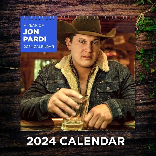 JON PARDI CALENDAR 2024, Jon Pardi 2024 Celebrity Wall Calendar 24.99
