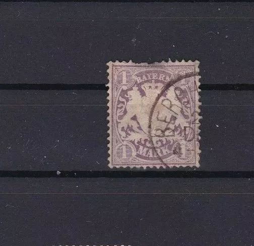 Bavaria 1875 1 Mark Used Stamp  Stamp  Ref 4804