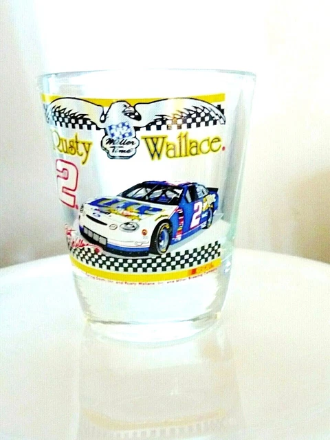 New! Nascar Rusty Wallace Shot Glass