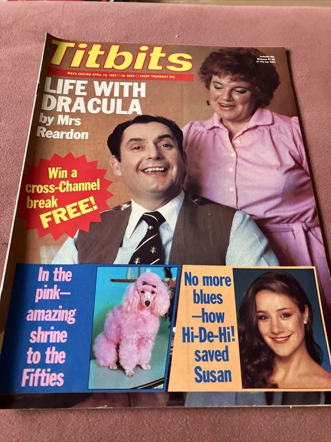 TITBITS 1983 SUPERMAN Christopher Reeve, Captain Sensible, Ray Reardon ...