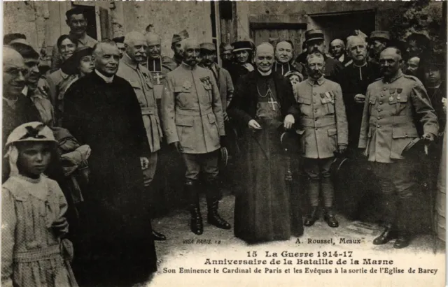 MILITARY CPA Anniversary of the Battle of the Marne, His Eminence (317722)