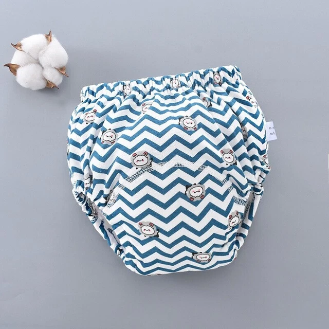 Reusable Baby Training Waterproof Pants Cloth Infant Diaper Nappies L- Size