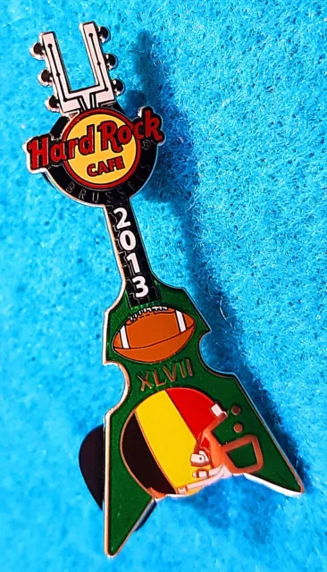 BRUSSELS SF 49ERS V RAVENS SUPER BOWL #47 FINAL XLVII GUITAR Hard Rock ...