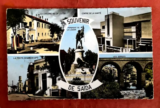 CPSM ALGERIE - Souvenir de SAIDA - Multivues
