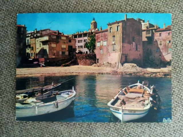 Cpsm Cpm Saint Tropez La Pouncho Port De Pêcheurs