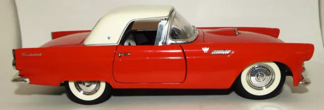 Road Tough Die Cast 1955 Ford Thunderbird Convertible in Red