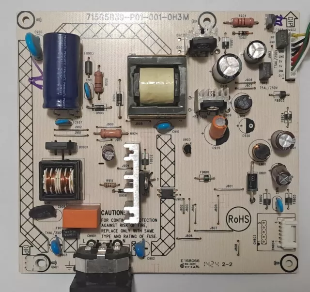 Power Supply Board For HP E231 HSTND-3711-L Monitor (715G5839-P01-001-0H3M)