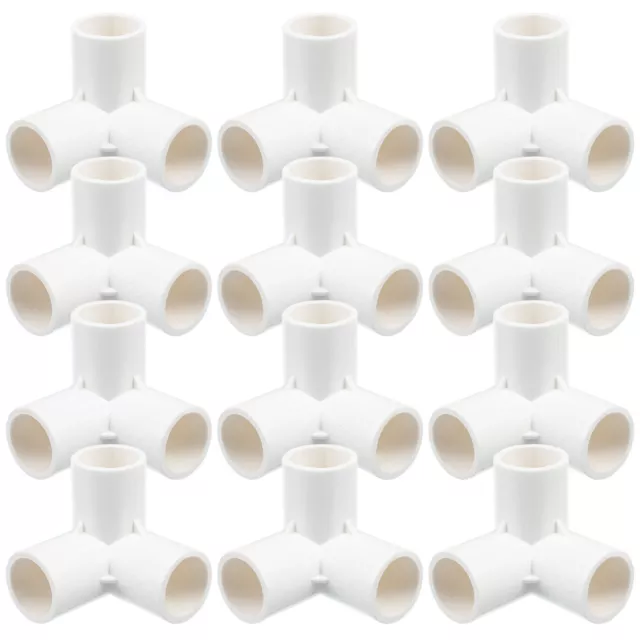 8 Pcs Elbow Corner Fitting Tent Connection Fittings Tee Air