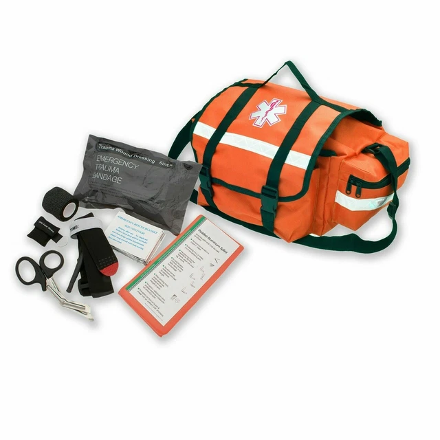 ASATECHMED EMERGENCY RESPONSE Trauma Bag + First Aid Kit, EMT, First