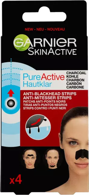 Garnier Skinactive - Patchs Anti-Points Noirs Charbon Pureactive - Lot De 4 Patc 2