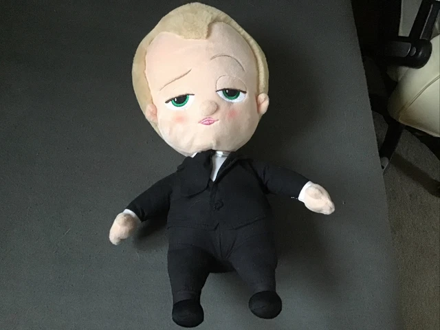 THE BOSS BABY Soft Toy Plush Beanie Dreamworks Movie 2016 Black Suit 13 ...