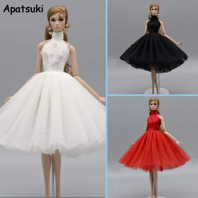 High Neck Fashion Ballet Dress For 11.5" Doll Outfits Clothes 1/6 Accessories