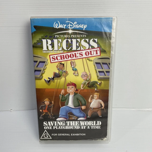RECESS SCHOOLS OUT VHS Video Tape Walt Disney Ex Rental 9.02 PicClick CA