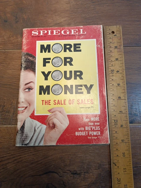 1961  SPIEGEL CATALOG- Vintage Fashion, Home Goods, ERROR see discrition (M5)