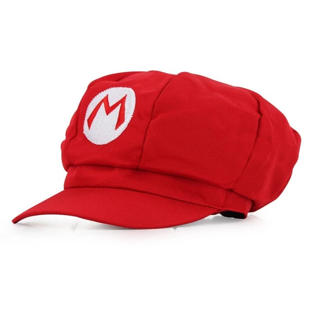 Luigi Super Mario Bros Cosplay Costume cap hat