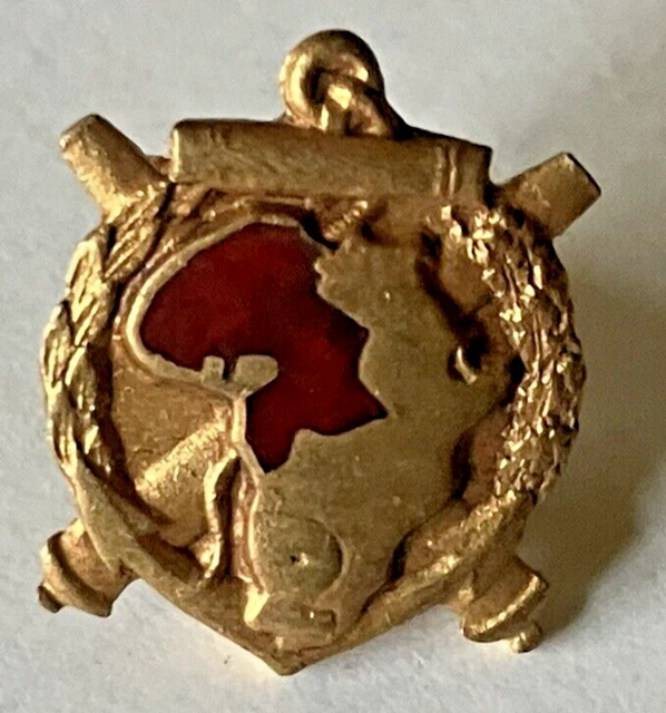 INSIGNE DE BOUTONNIERE A VIS DU CORP EXPEDITIONNAIRE FRANCAIS EN