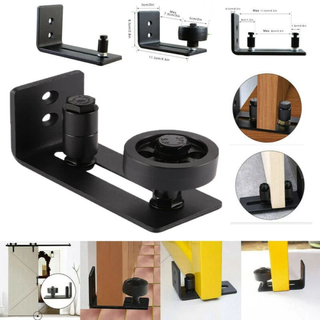 Guida Porta Scorrevole Da Pavimento - 4 Pezzi Per Armadi E Porte Legno